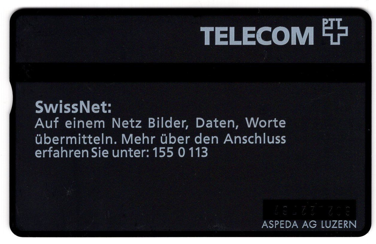 Telefon- & Taxkarten: Telecom Bern, SwissNet - seltene Geschenk Taxcard – Gebraucht aus Eglisau von Chperfins 1
