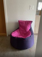 Bequemer Sitzsack in Lila/Pink - Ideal für Kinder!