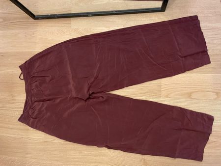 Seide Hose Comma bordeauxrot Grösse 38 guter Zustand