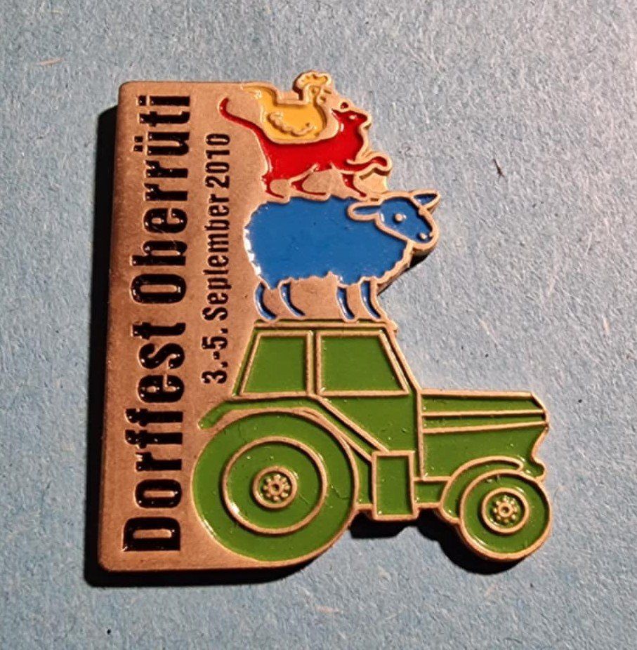 Plaquettes & Badges: Pin Dorffest Oberrüti 2010 – D'occasion à Härkingen par specialshapes