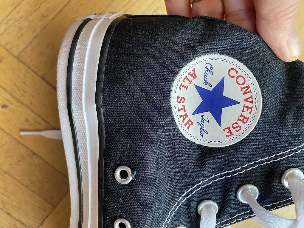 Scarpe da uomo: Baskets CONVERSE noires hautes – Usato da Genève venduto da ivma1 1