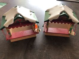 Playmobil,2 weihnachtshäuschen gebraucht,tiptop