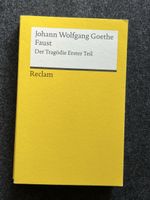 Goethe Faust Der Tragoedie Erster Teil Reclam Book