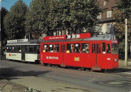 Basel Verkehrsbetriebe Motorwagen Be 4/4 409 und B4 1471
