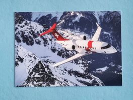 REGA Ambulazjet Challener 650 über den Alpen