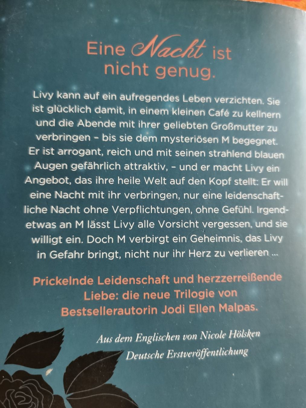Libri: Jodi Ellen Malpas, ONE Night Serie – Usato da Kölliken venduto da mar5742 2