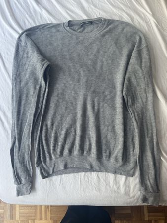 Pull Brandy Melville gris à texture gaufrée taille unique