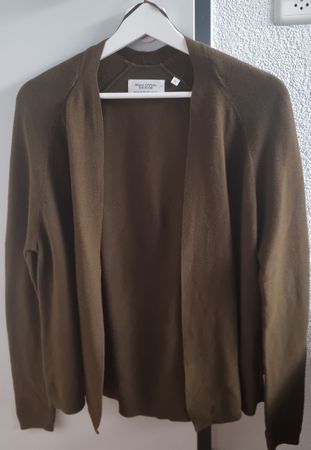 Marc O’Polo Strickjacke, Olivgrün, Grösse XS