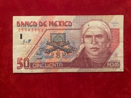 MEXICO - 50 Pesos 17 Mar. 1998 -