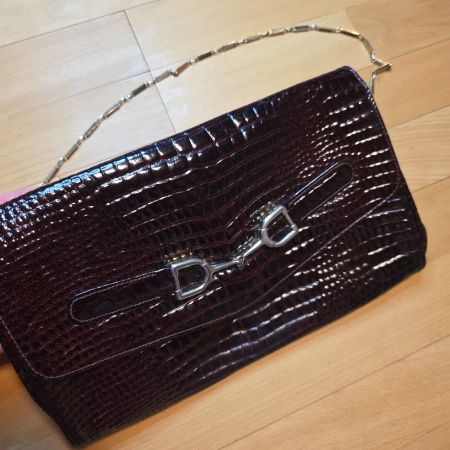 Vintage Sac Mon Paris Leder Clutch