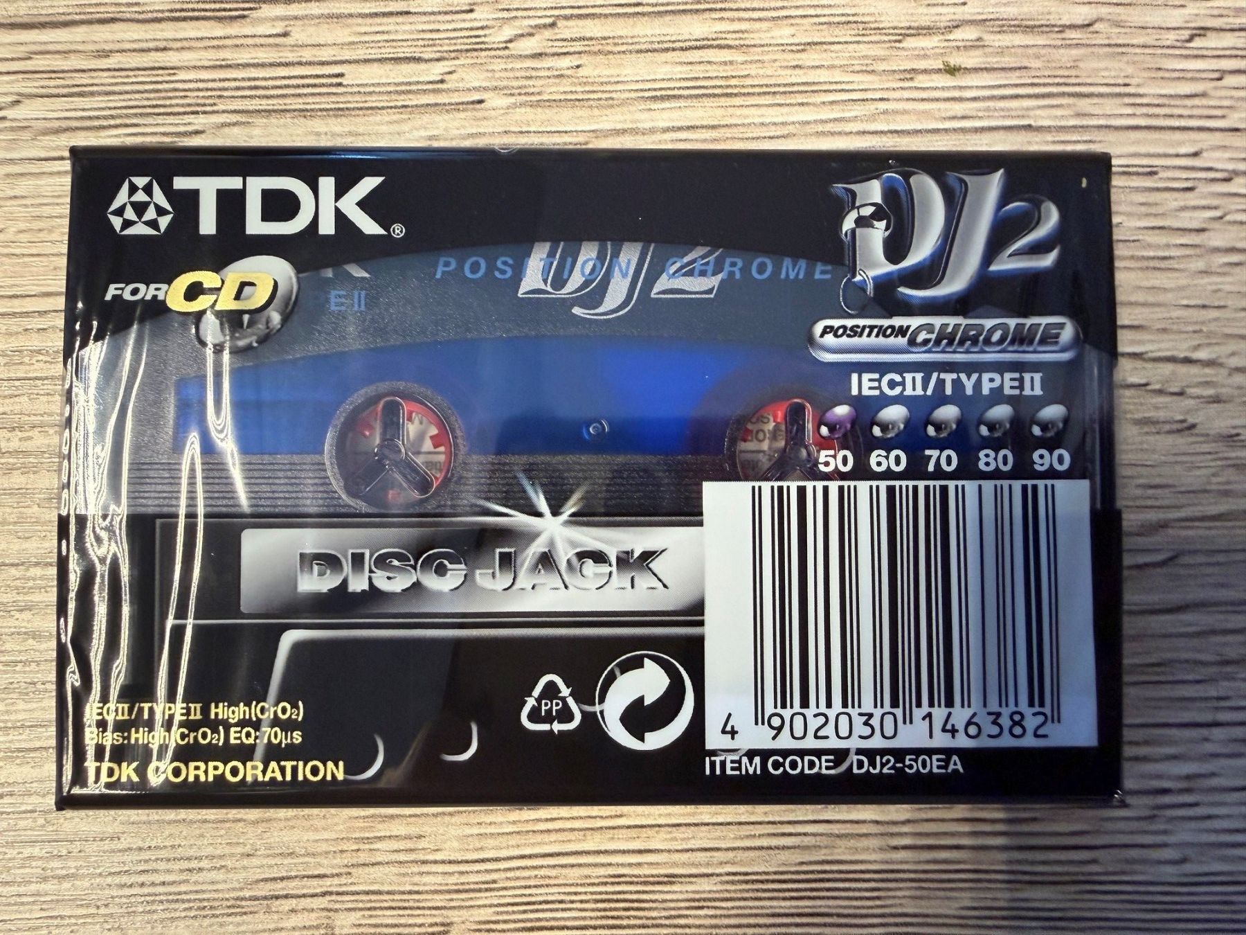 Musicassette: 20 Stk TDK - DJ2 50 Typ2 Chrome OVP – Nuovo e nell'imballaggio originale da Klingnau venduto da AudioVision 1