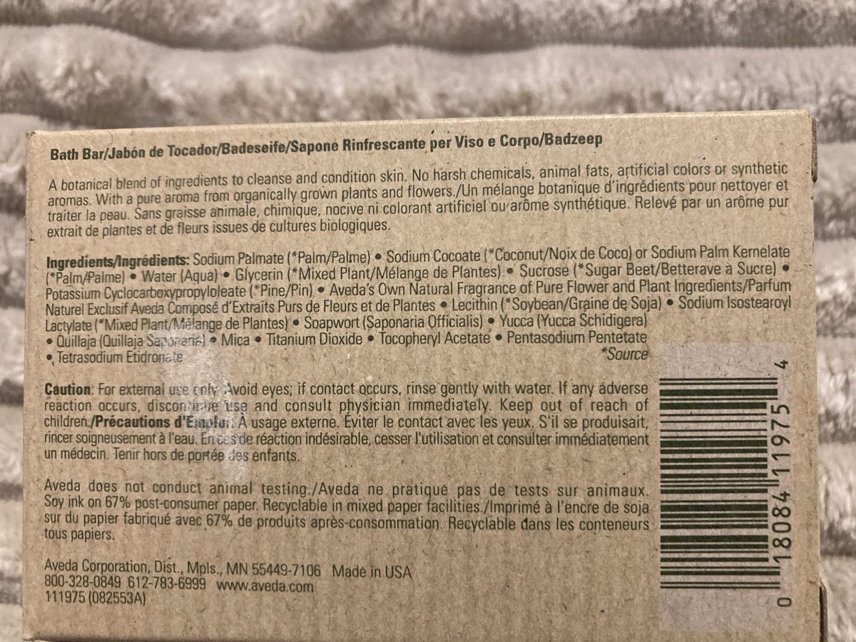 Aveda Doccia: Aveda Seife NEU – Nuovo e nell'imballaggio originale da Widen venduto da nigella90 2