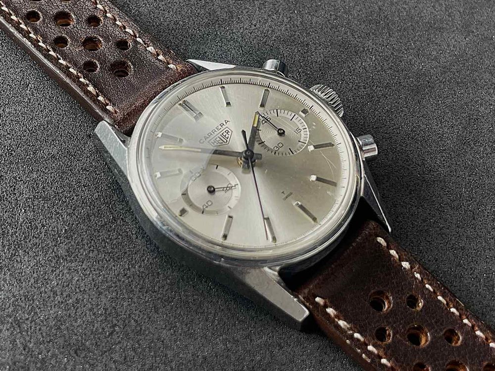 Tag Heuer Orologi: Heuer Carrera 45 ref. 3647S, serviced – Usato da Luzern venduto da ChronoScope6004 1