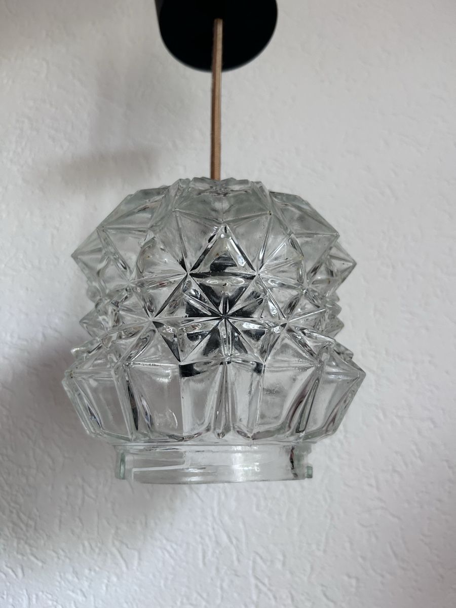 Kronleuchter & Deckenlampen: Deckenlampe Glas Pendelleuchte Mid-Century Stil – Gebraucht aus Zürich von ann_9fv5 1