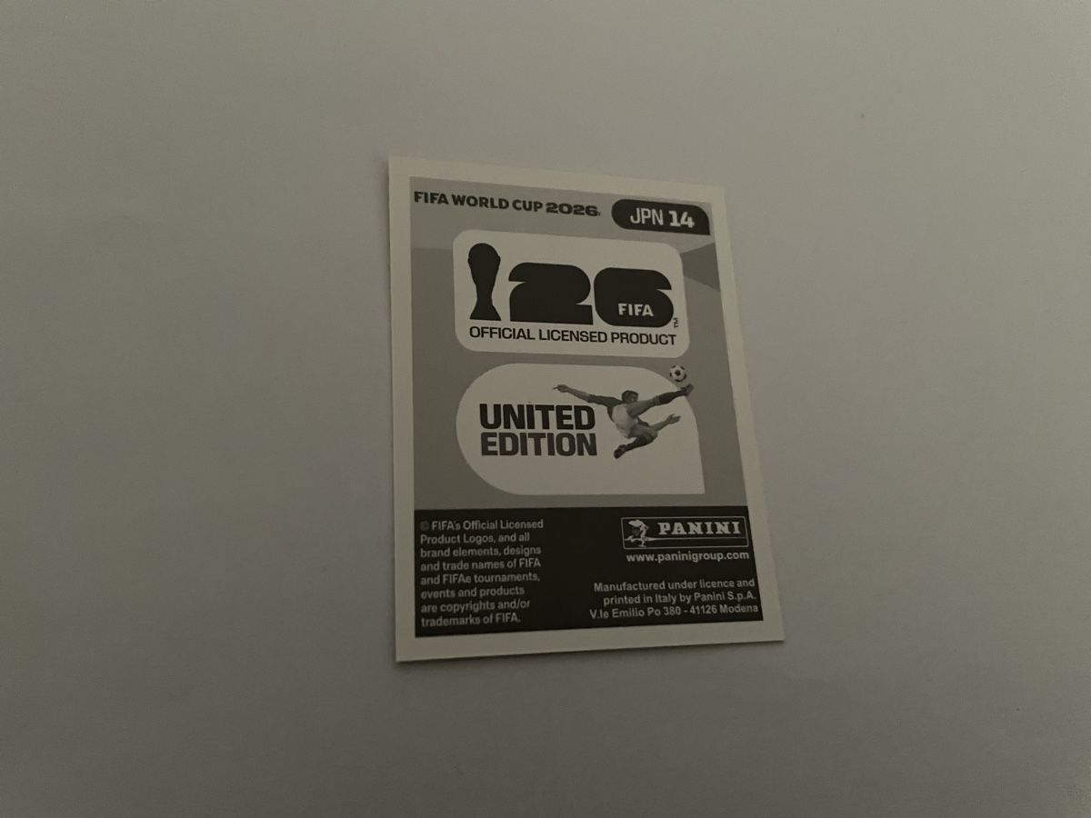Panini Carte collezionabili: FIFA WM 2026 Ritsu Doan JPN 14 – Nuovo (secondo la descrizione) da Winterthur venduto da Cobraforce 1