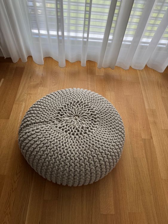 Sgabelli: Zara Home geflochtenes Sitzkissen Taupe – Usato da Klingnau venduto da Vdado 2