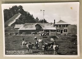 Bergwirtschaft Kreuzegg, Wattwil, 1940er, Bahnpost