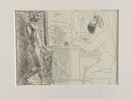 Pablo Picasso "Suite Vollard" Lithographie Blatt 59