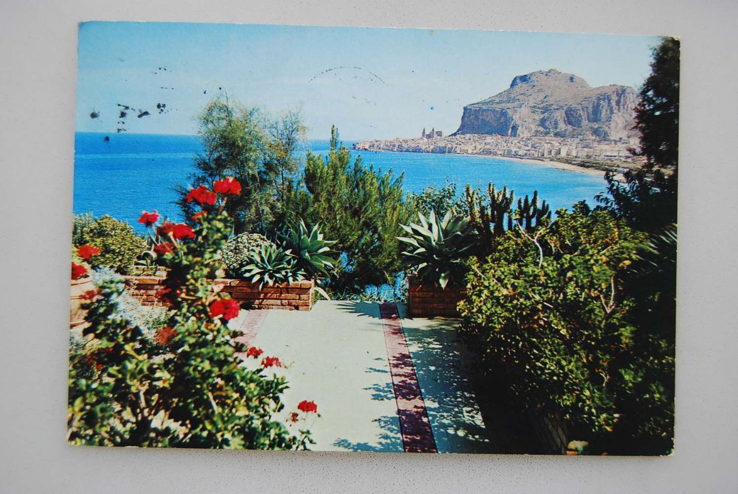 Ansichtskarten: AK Cefalu - il Panorama 1973 – Gebraucht aus Rüfenacht BE von Toro06