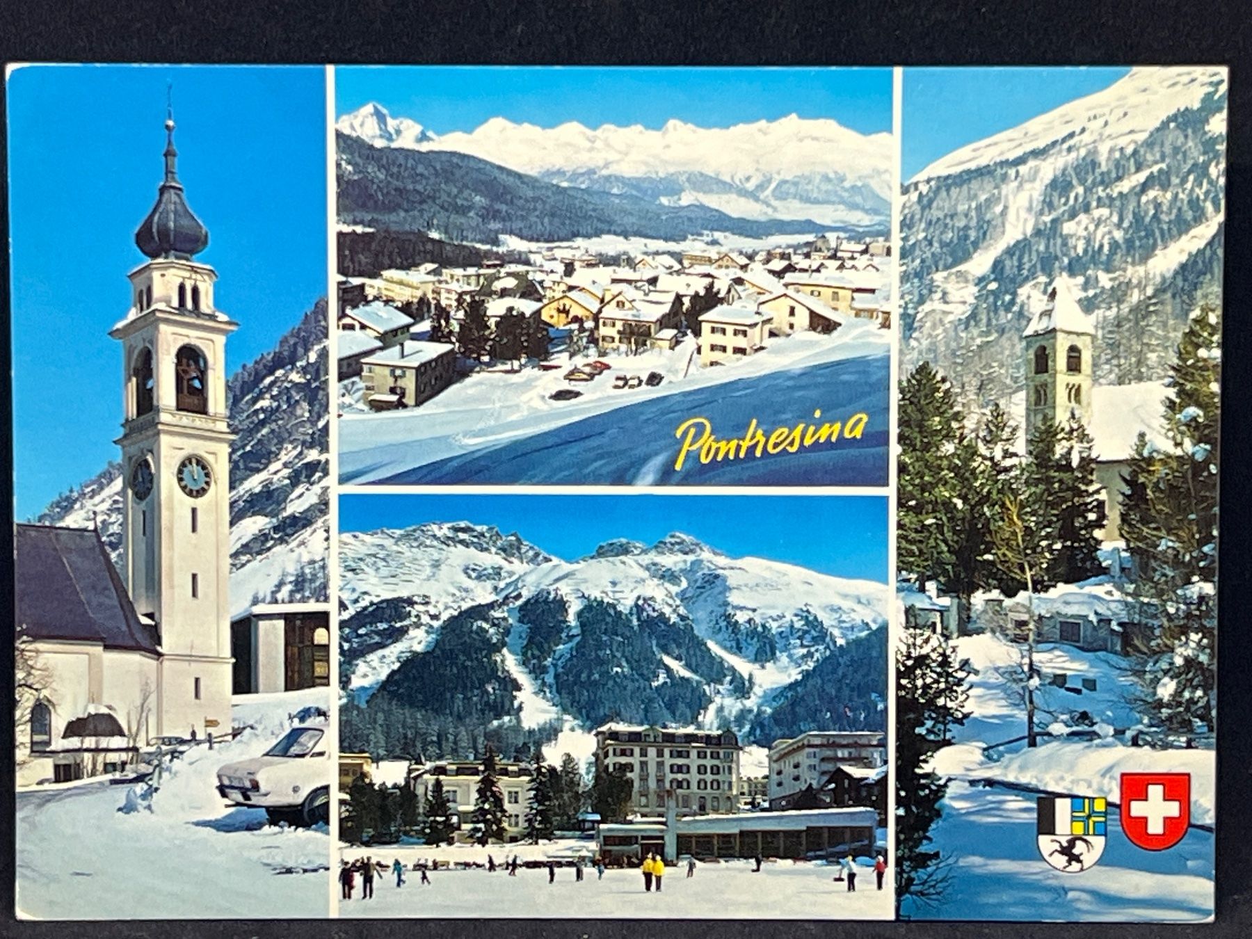 Cartoline postali: Pontresina 1805m – Usato da Widnau venduto da Brusi9