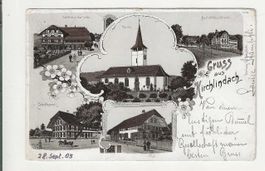 Kirchlindach,  Litho, 1903