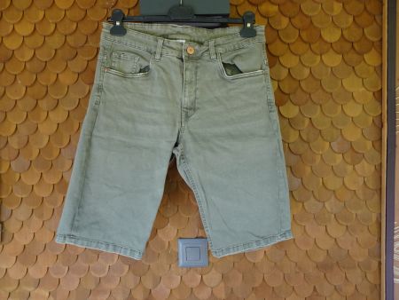 Herren Shorts Olivgrün von Denim 1982 Gr. W31 - 240720