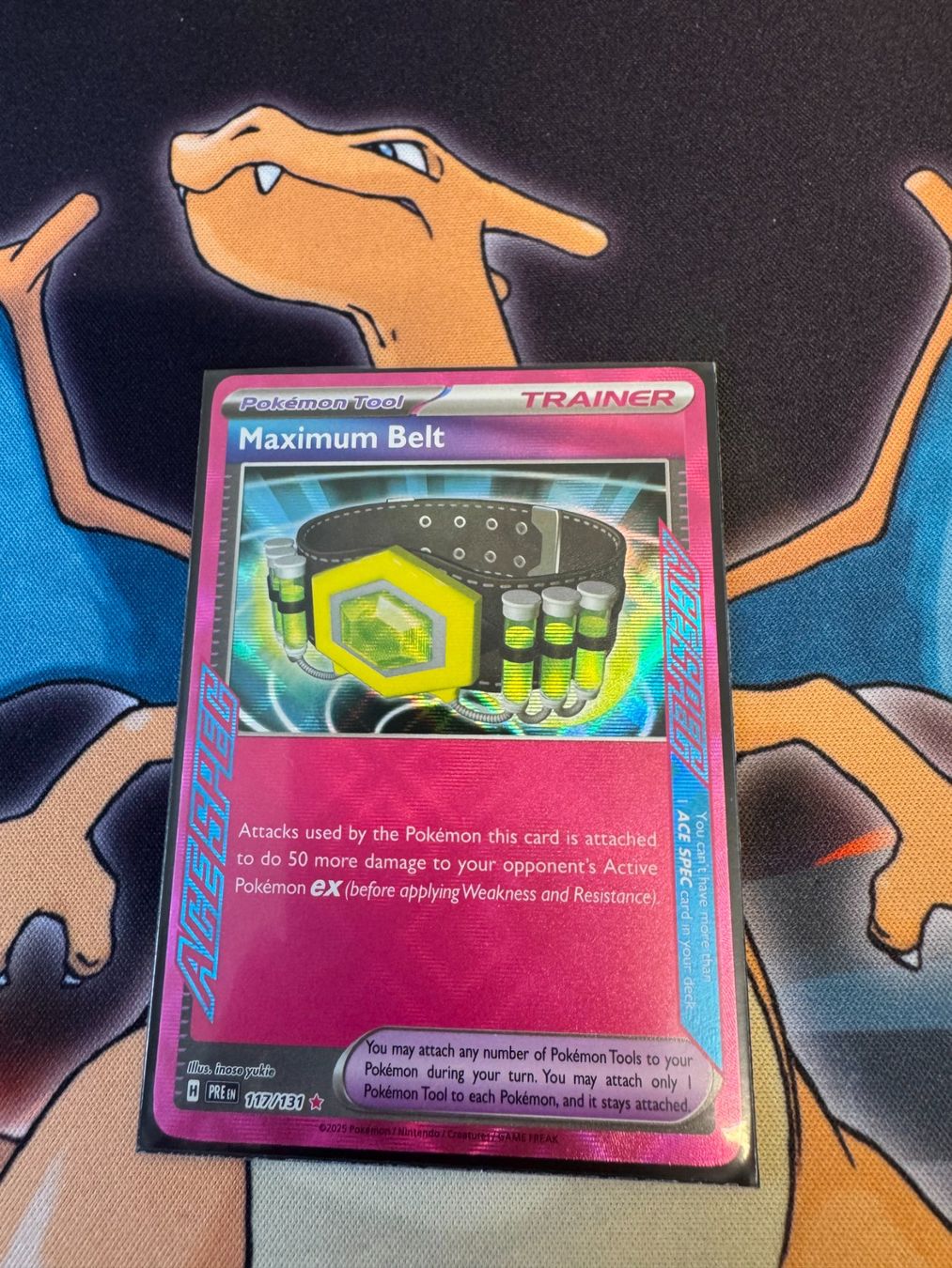 Pokémon Carte collezionabili: Maximum Belt (PRE 117) - Prismatic Evolutions – Nuovo (secondo la descrizione) da Bülach venduto da Pfrenzel