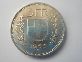 5 Fr. 1966 silber