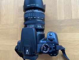 Canon EOS Digital Spiegelreflexkamera+ 2 Objektive + Zubehör
