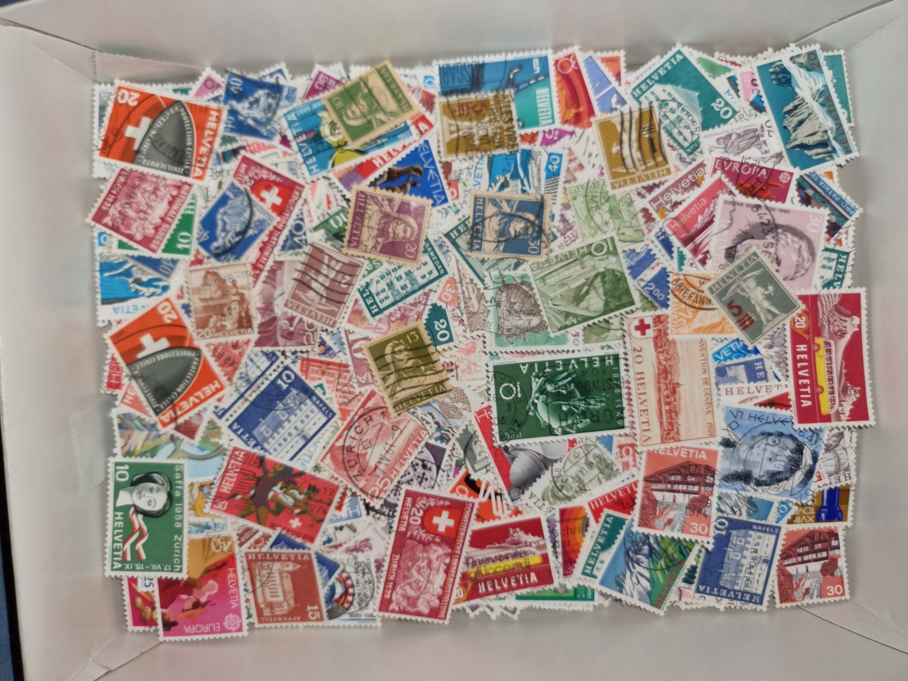 Tutti i francobolli: Grosse Sammlung Schweizer Briefmarken – Usato da Zuzgen venduto da ricard11 2