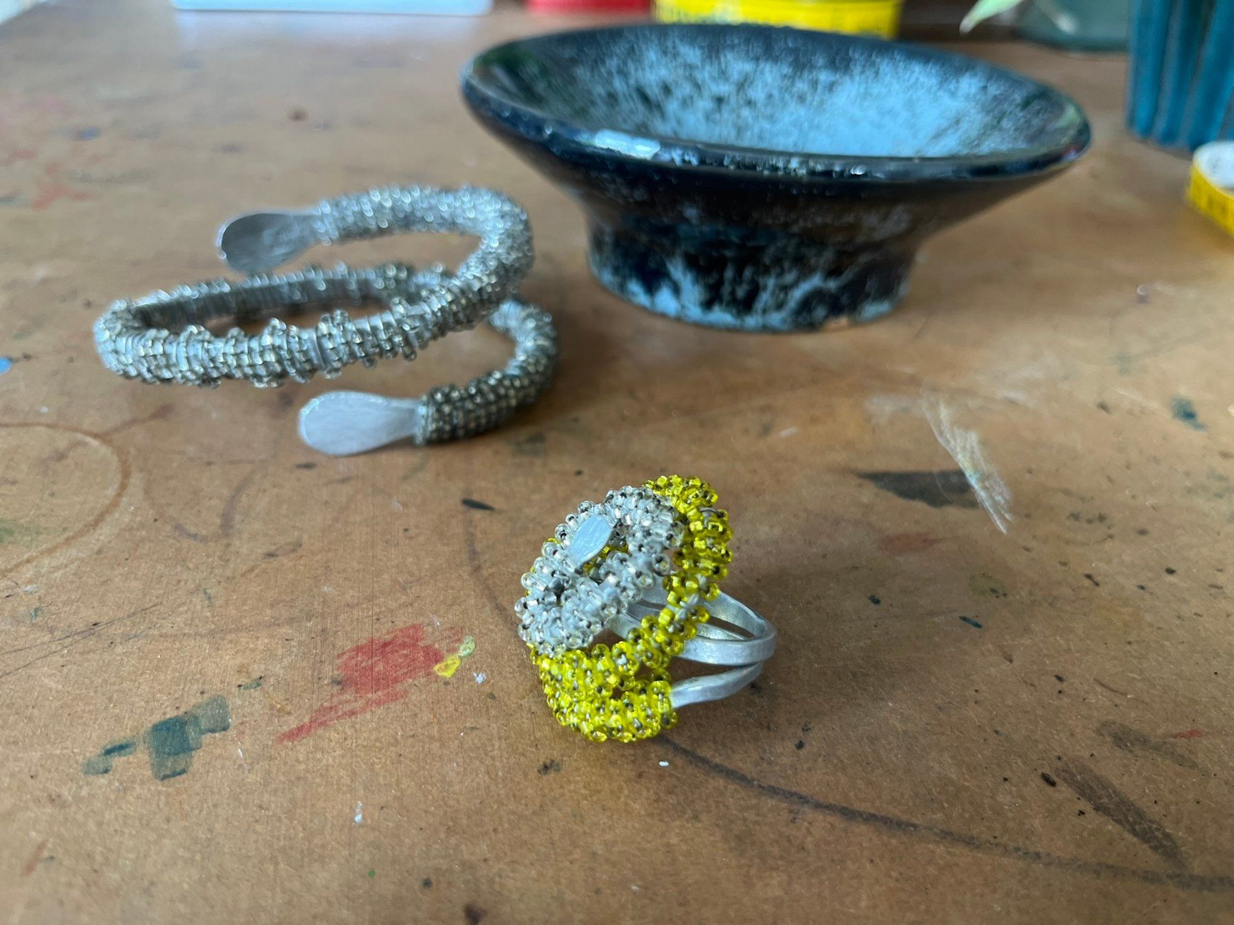 Altri gioielli: Maria Calderara Designer Set Armband & Ring Gelb – Usato da Wädenswil venduto da Aniares2 4