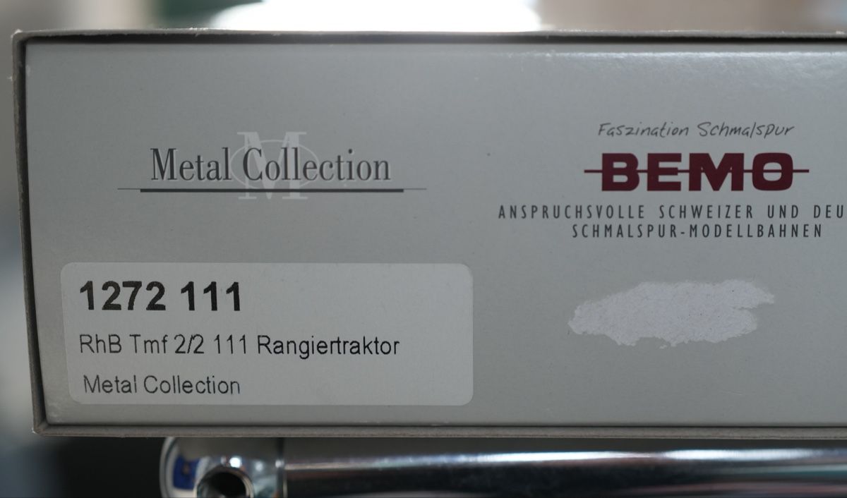 Bemo RhB Tmf 2/2 111 Rangiertraktor gealtert digital (Neu (gemäss ...