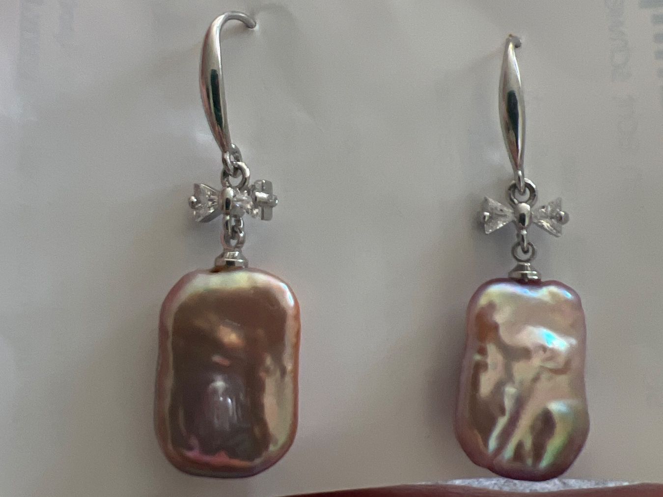 Orecchini pendenti & Orecchini a lobo: Perlen-Ohrhänger 💎 mit Barockperlen – Usato da Uznach venduto da Ya_x7x6 1