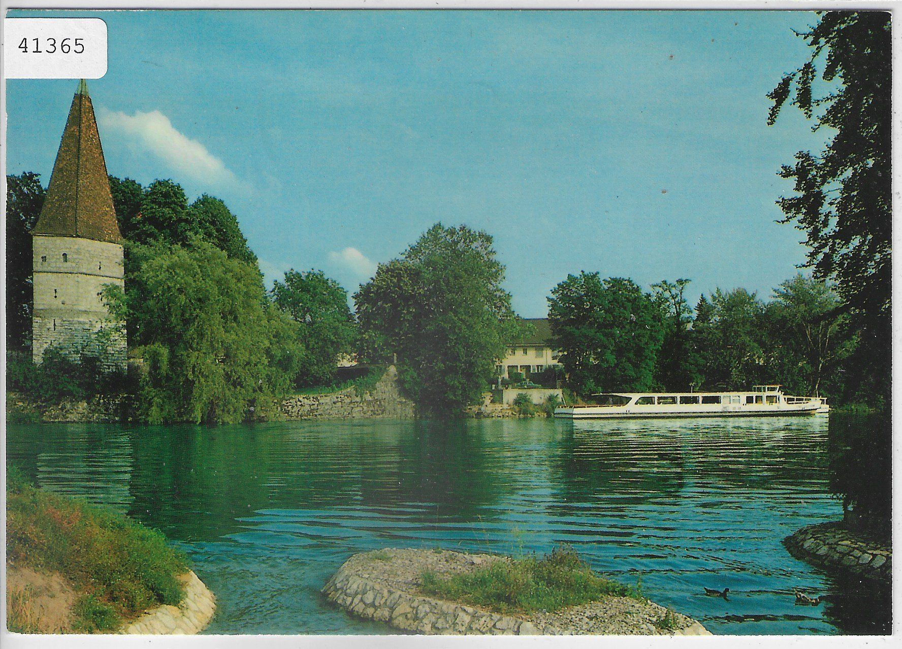 Cartoline postali: Solothurn - Krummturm, Aare – Usato da Ettingen venduto da Kartenplanet
