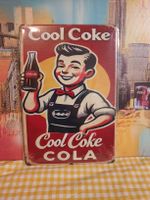 Cool Coke Blechschild im Vintage-Stil, Top Zustand!