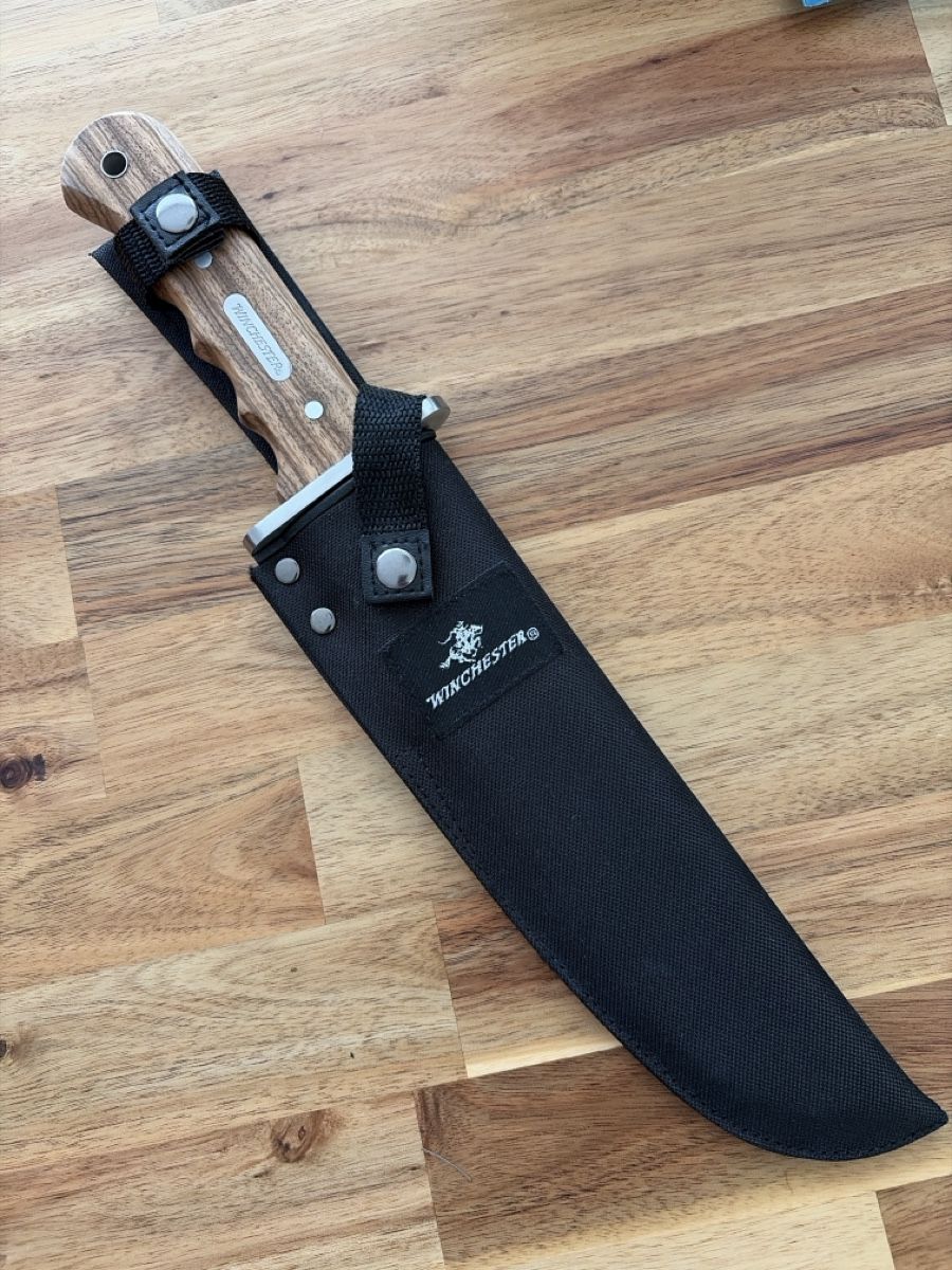 Winchester Accessori: Winchester Bowie Messer mit Scheide, TOP Zustand – Nuovo (secondo la descrizione) da Weinfelden venduto da gigik 1