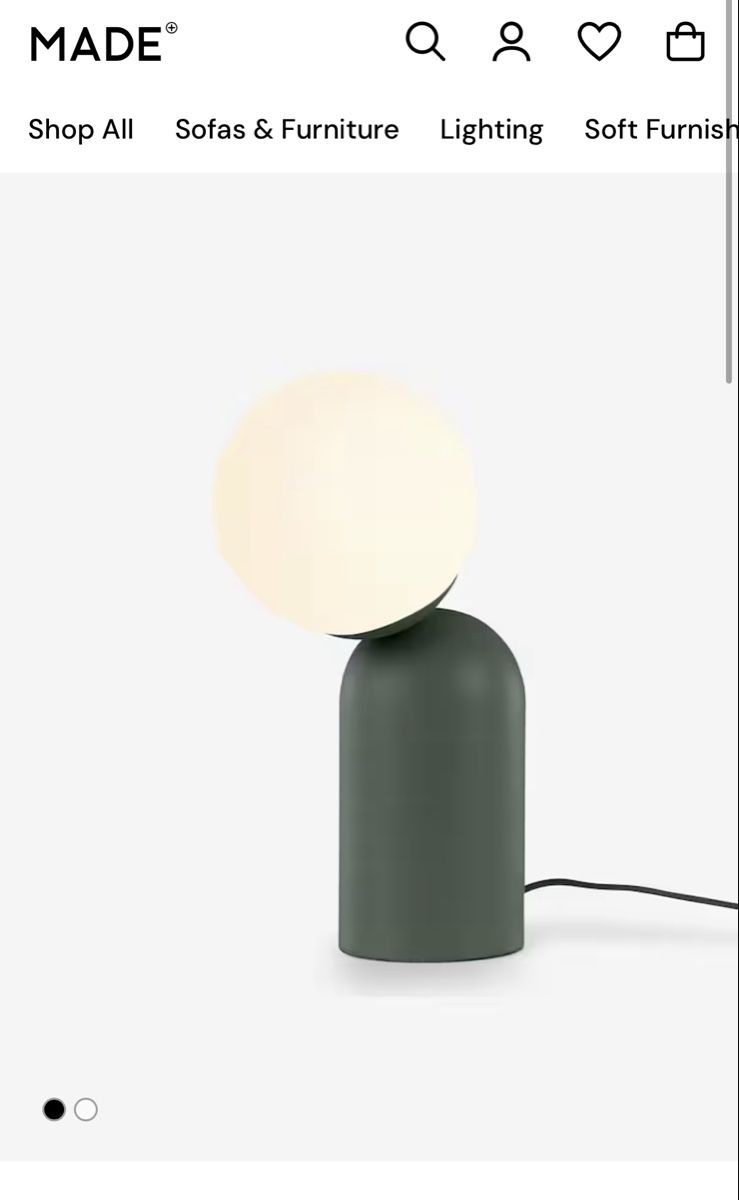 Lampade: Tischlampe in Grün – Usato da Köniz venduto da mil_p