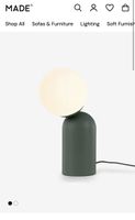 Tischlampe in Grün