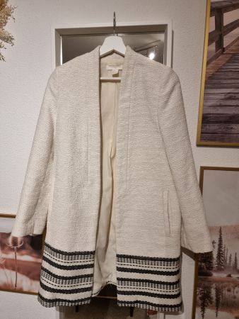 Damen Jacke cremefarben Grösse 36