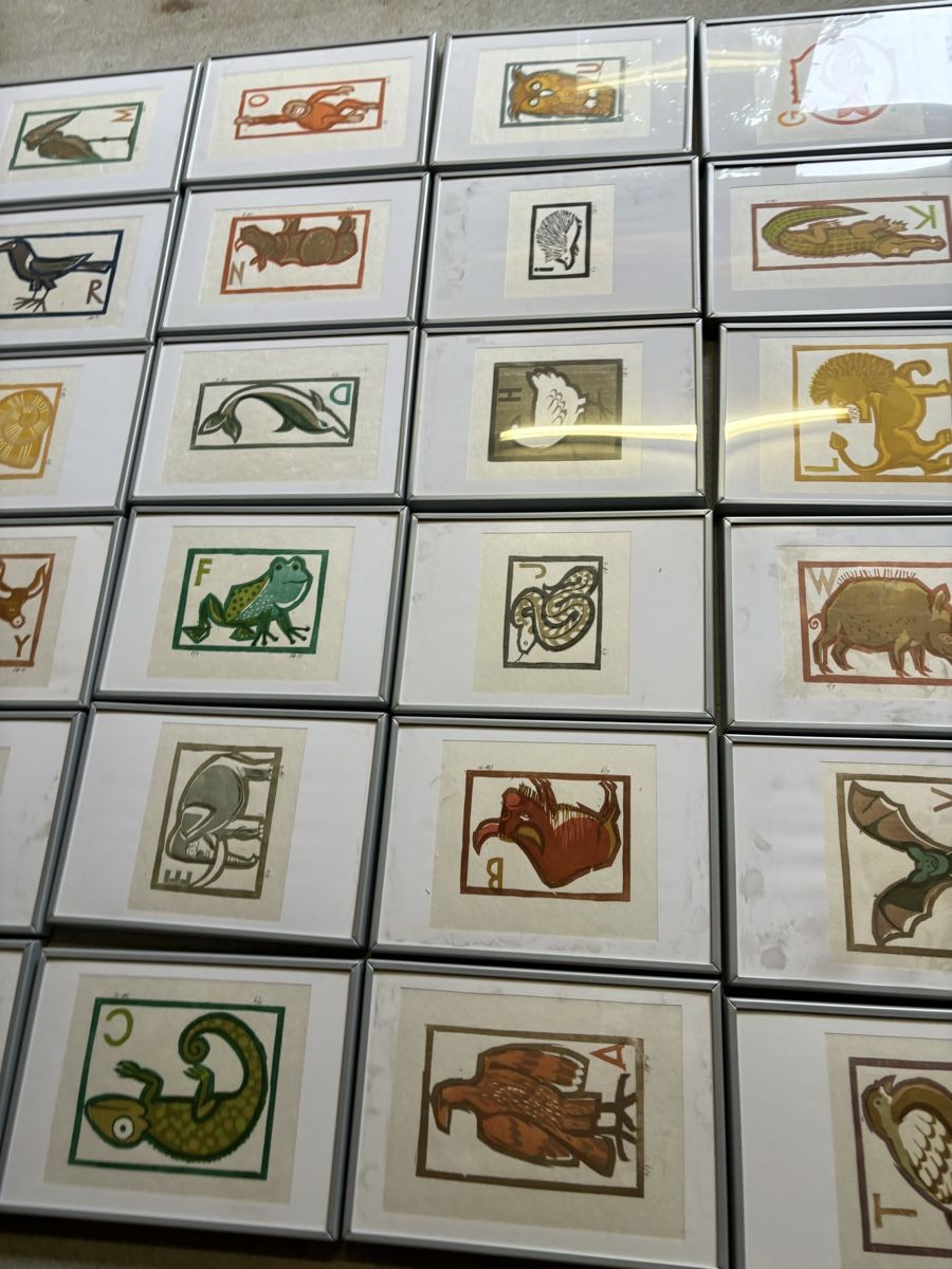 Foto & Immagini: Complete Framed Alphabet Animal Wall graphics framed – Usato da Biel-Benken BL venduto da ste_86wx 1