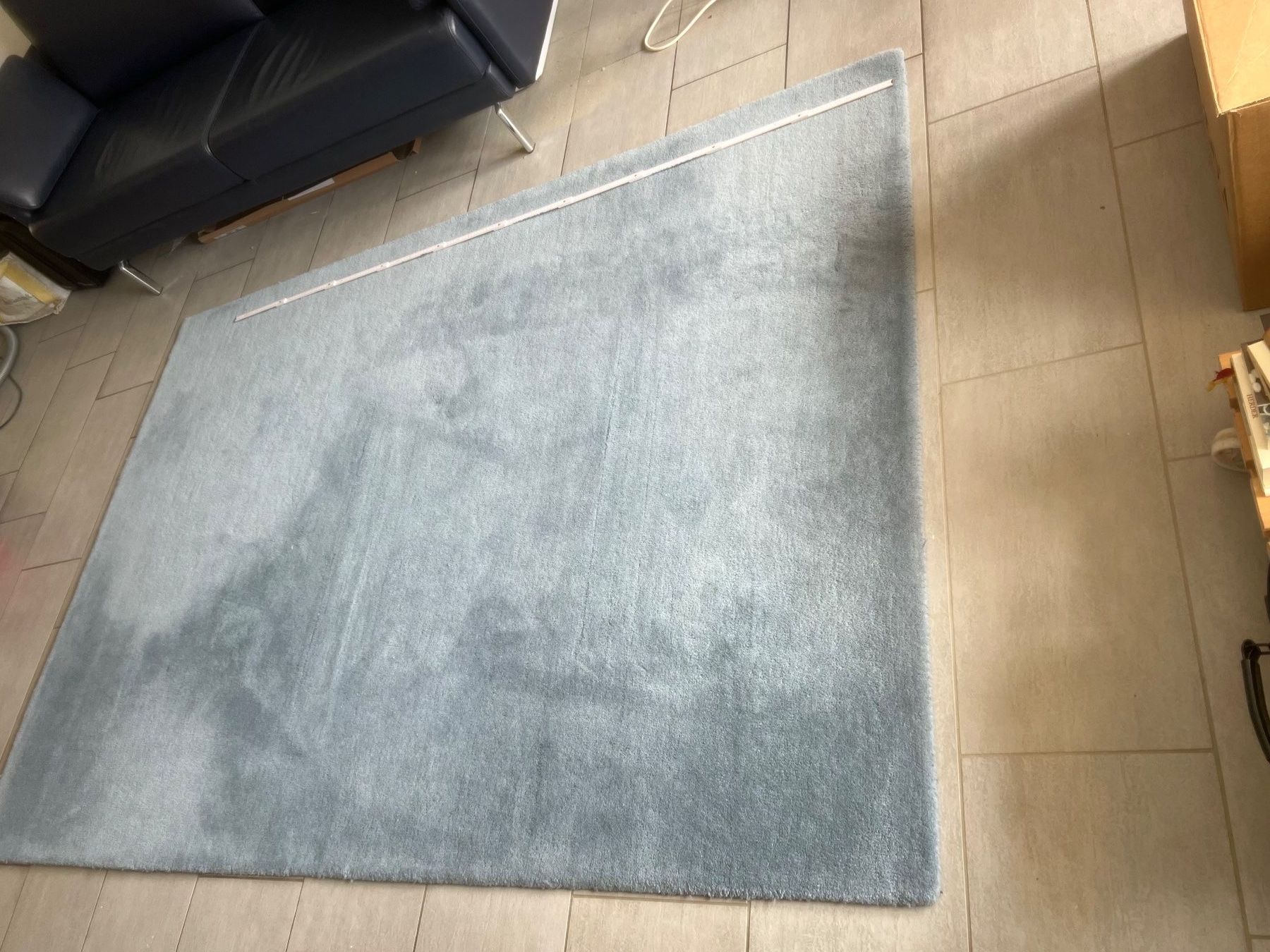 Tappeti: Hellblauer Teppich 100% Wolle, 160x230cm – Usato da Hinterkappelen venduto da rum_y52q 2