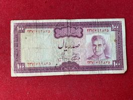 IRAN - REZA SHAH - 100 Rials N.D. (1969-71)- Gebraucht/Usagé