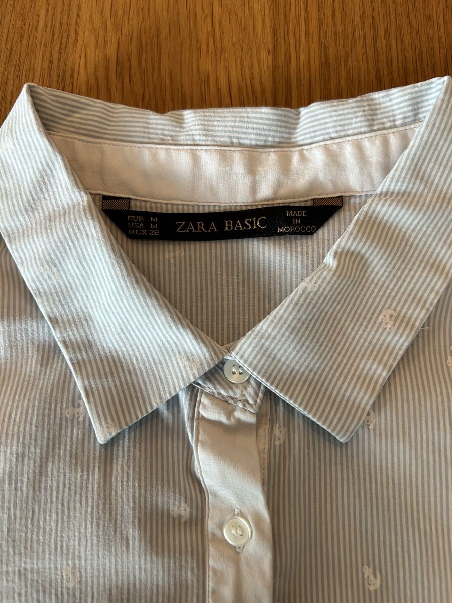 Zara Camicette: Zara Damen Hemdbluse gestreift Gr. M – Usato da Schwarzenbach SG venduto da bienchen22 3