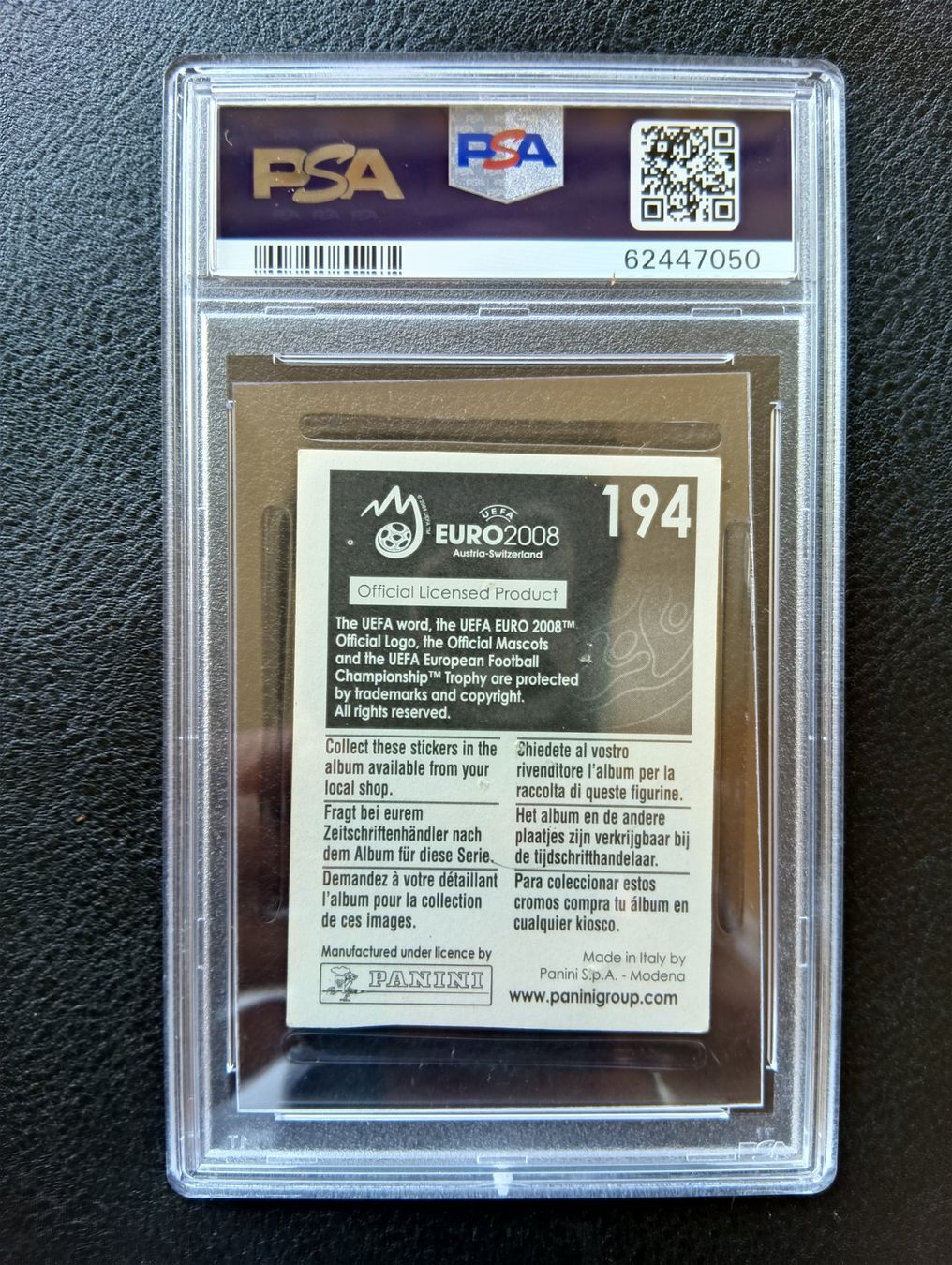 Panini Sammelbilder & Trading cards: 2008 Panini Uefa Luka Modric PSA 2 #194 – Gebraucht aus Steinen von antikesundseltenes 1