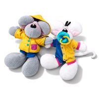 2x Diddl Maus Oldschool, ca 30cm