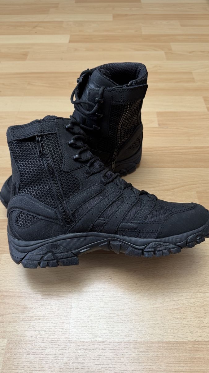 Merrell Scarpe da uomo: Merrell MOAB 2 8" Tactical WP Stiefel Schwarz Grösse 44 – Nuovo e nell'imballaggio originale da Thun venduto da BanjoDan 2