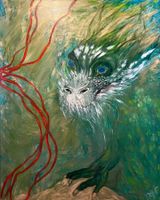 Oil Leinwand-Drachen/Kunst Doks
