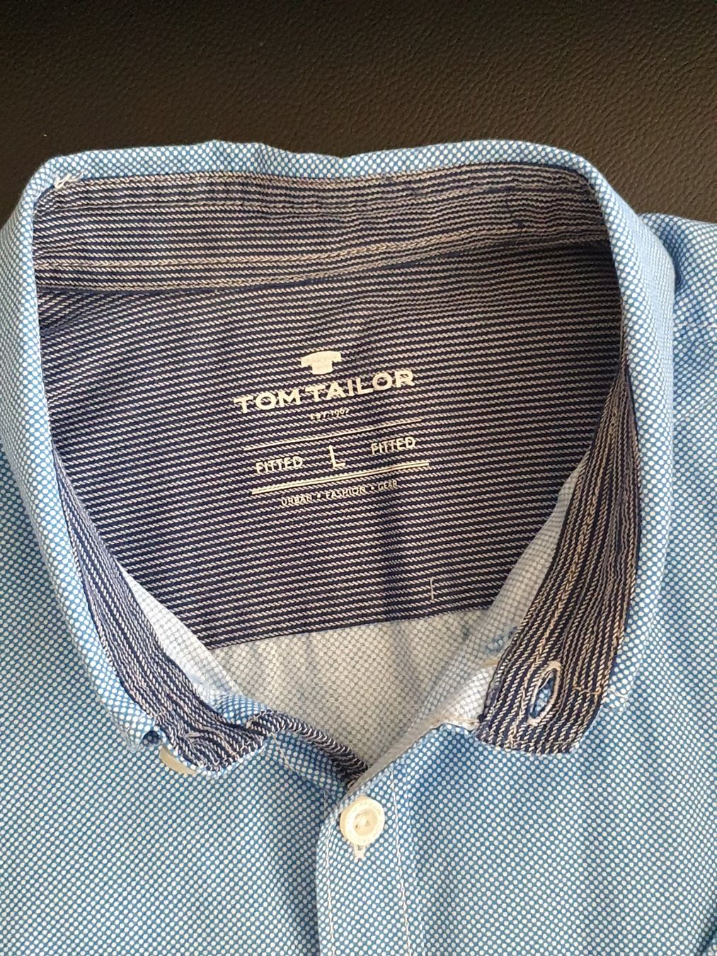 Tom Tailor Camicie: Tom Tailor Hemd, Gr. L, hellblau/weiss – Usato da Zürich venduto da sunflower89 6
