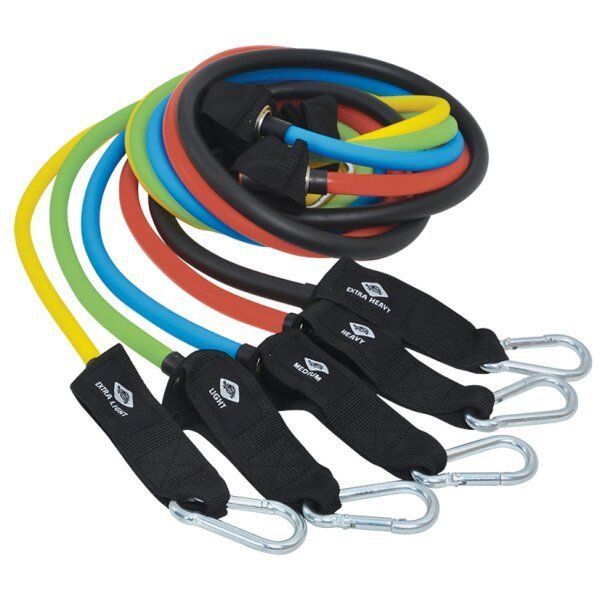 Hometrainer: SCHILDKRÖT Expander-Widerstandsbänder Resistance Tubes – Neu (gemäss Beschreibung) aus Subingen von  3