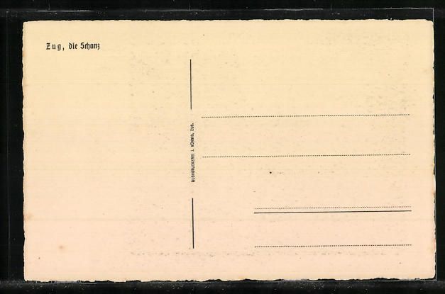 Cartoline postali: AK Zug, an der Schanz – Usato da Berlin venduto da bartko-reher 1